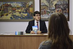 Творческий вечер писателя Егора Козлова
