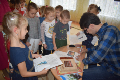 Творческая встреча тульского писателя Егора Козлова с воспитанниками МБОУ «ЦО №22-Лицея искусств» – 12 ноября 2019